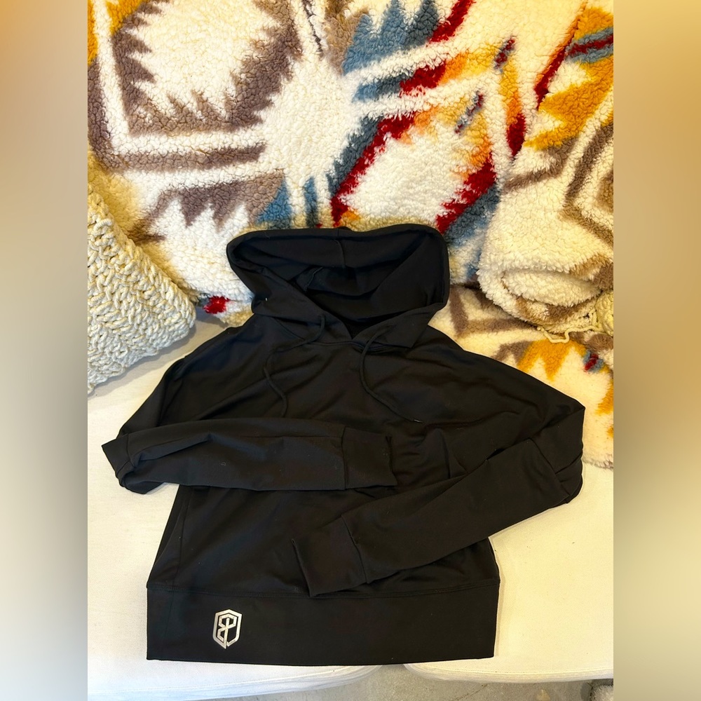 Born Primitive cross crossed crop hoodie